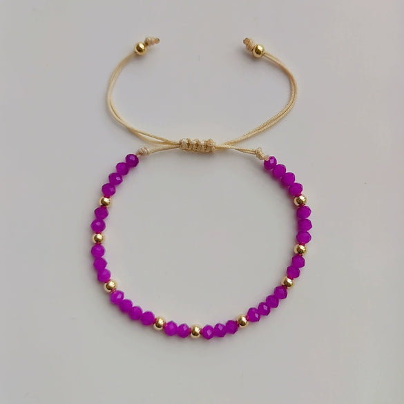 Crystal Handwoven Bracelet For Women In Ins Style
