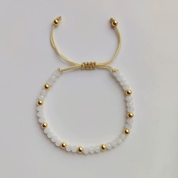 Crystal Handwoven Bracelet For Women In Ins Style