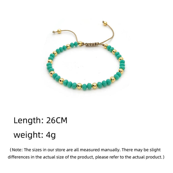Crystal Handwoven Bracelet For Women In Ins Style