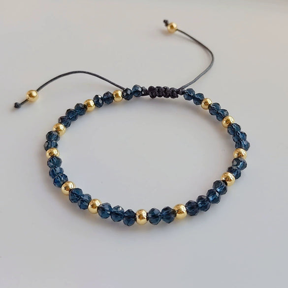 Crystal Handwoven Bracelet For Women In Ins Style