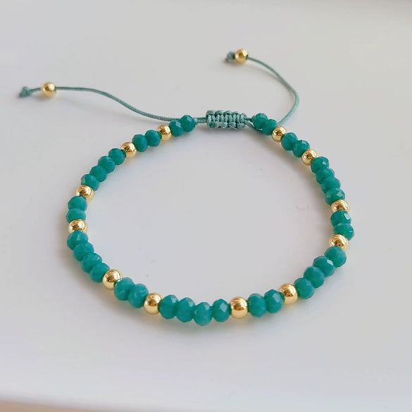 Crystal Handwoven Bracelet For Women In Ins Style