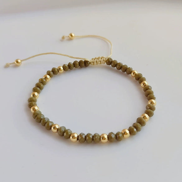 Crystal Handwoven Bracelet For Women In Ins Style