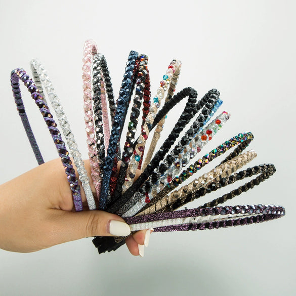 Crystal Handwoven Headband Sweet Fashion Versatile Hair Accessories