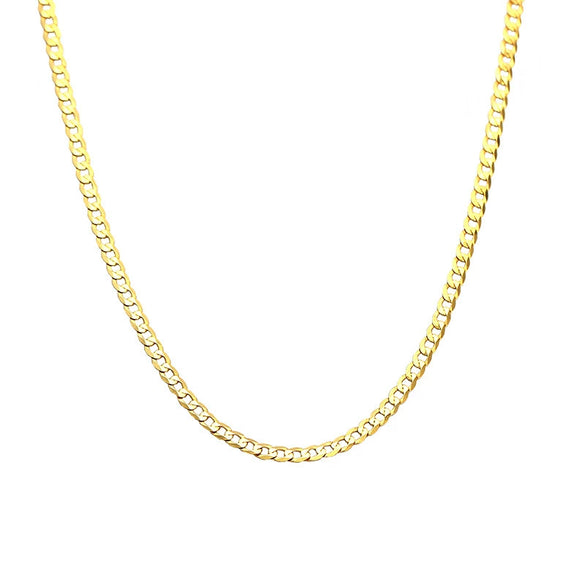 Cuban Chain Hip Hop Necklace S925 Silver Ins Style Geometric Electroplated