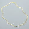 Cuban Chain Hip Hop Necklace S925 Silver Ins Style Geometric Electroplated