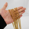 Cuban Chain Necklace Hip Hop Street Culture Wave Pattern Electroplated For Men And Women