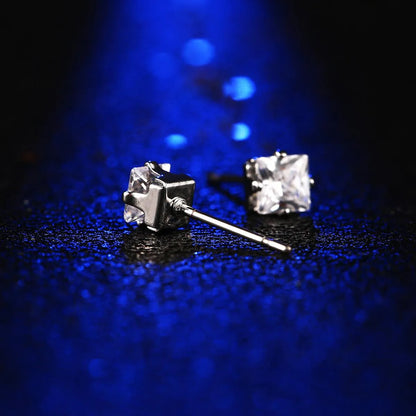 Cubic Zirconia Earring Crown Diamond Stud Earrings