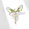 Cute Angel Wings Alloy Inlay Zircon Women'S Brooches