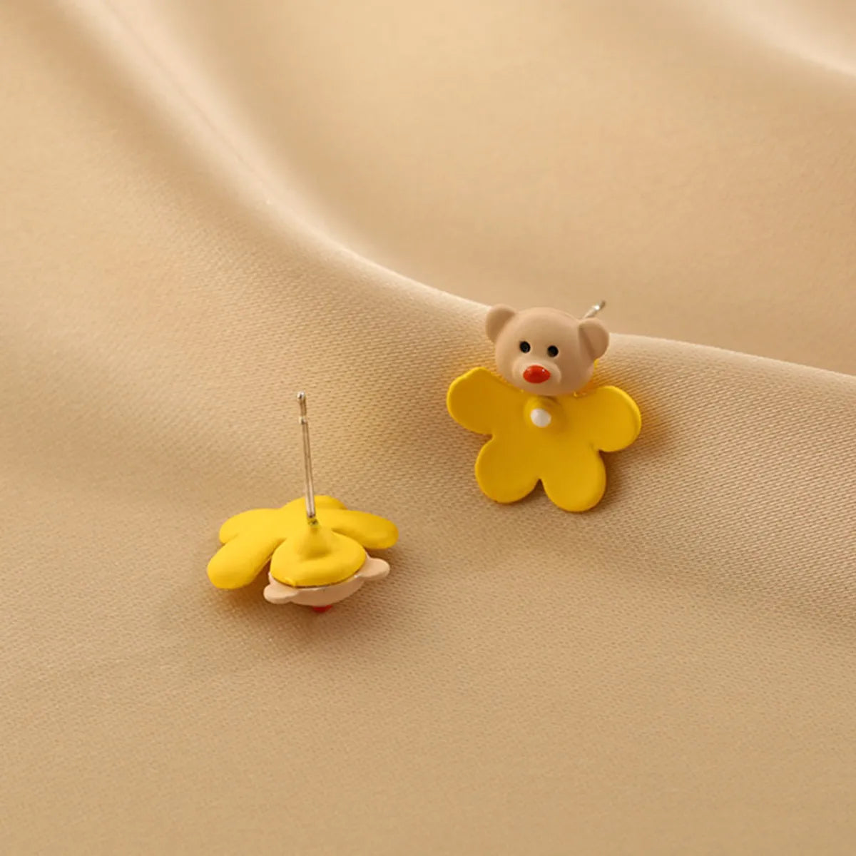 Cute Animal Alloy Enamel Earrings