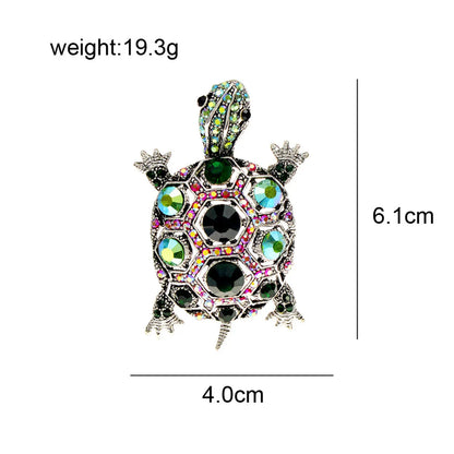 Cute Animal Alloy Inlay Artificial Gemstones Unisex Brooches 1 Piece