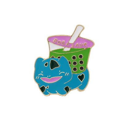 Cute Animal Alloy Metal Enamel Stoving Varnish Plating Unisex Brooches