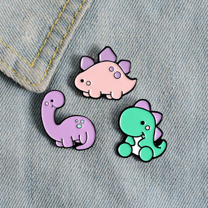 Cute Animal Alloy Stoving Varnish Unisex Brooches