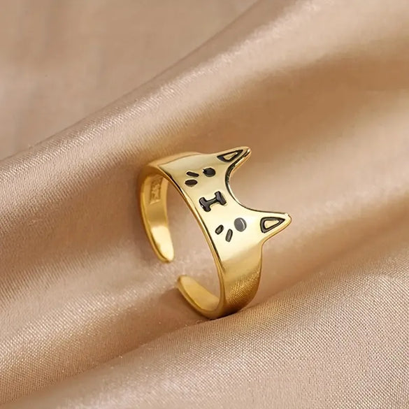 Cute Animal Alloy Unisex Open Rings