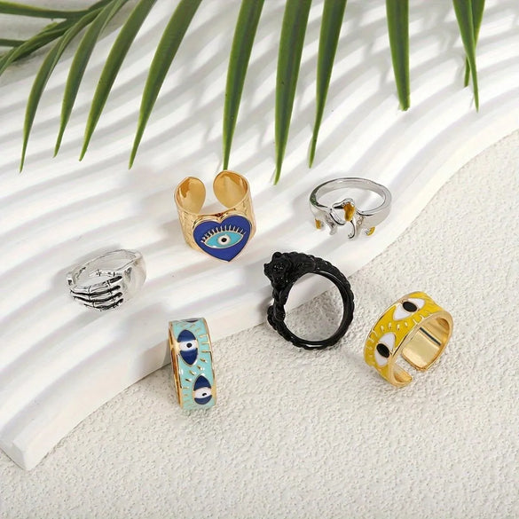 Cute Animal Alloy Unisex Open Rings