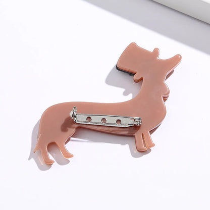 Cute Animal Arylic Unisex Brooches