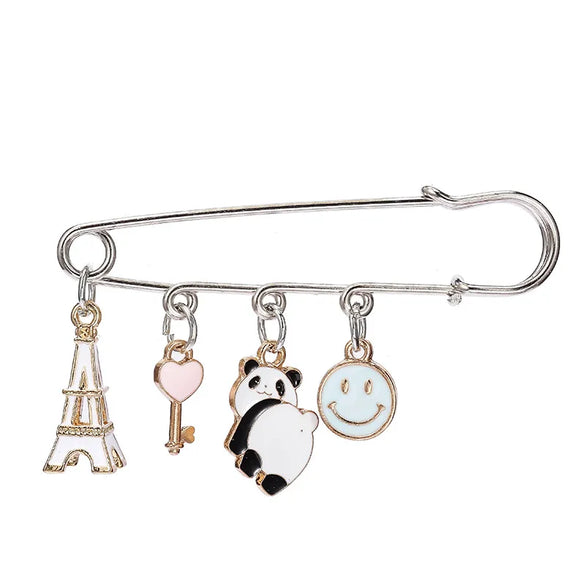 Cute Animal Cartoon Alloy Plating Women'S Brooches