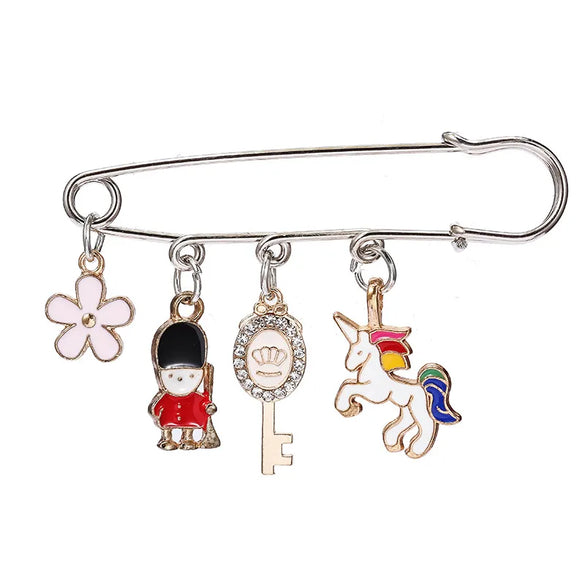 Cute Animal Cartoon Alloy Plating Women'S Brooches