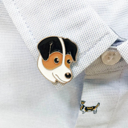 Cute Animal Dog Alloy Enamel Unisex Brooches