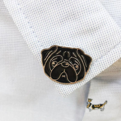 Cute Animal Dog Alloy Enamel Unisex Brooches