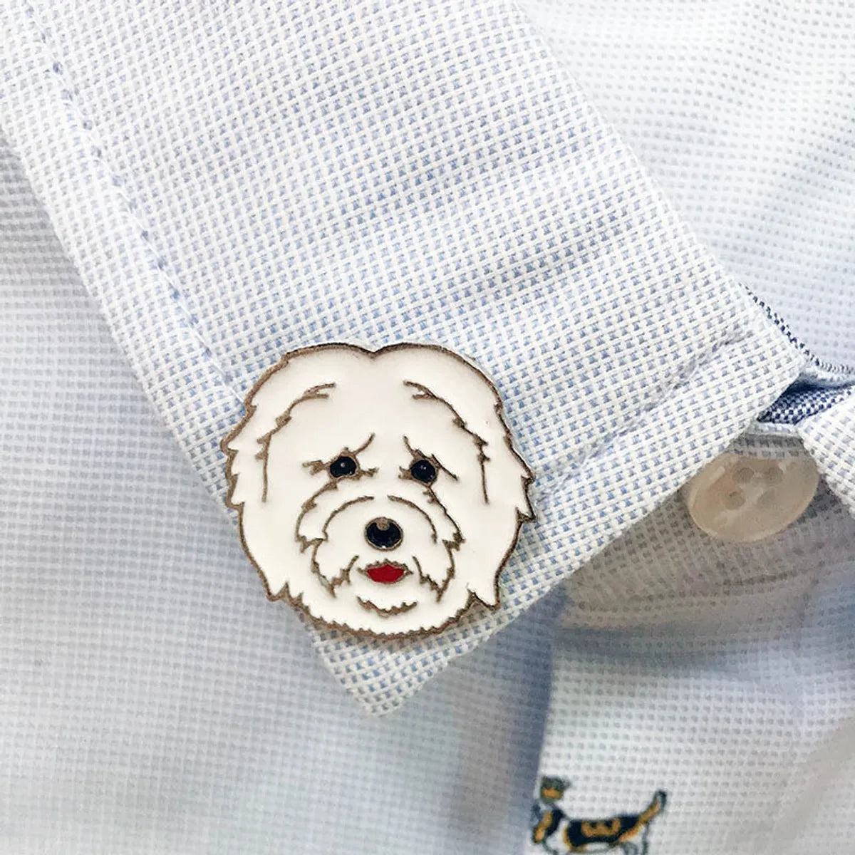 Cute Animal Dog Alloy Enamel Unisex Brooches