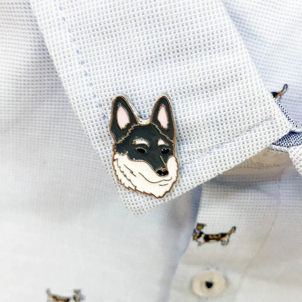 Cute Animal Dog Alloy Enamel Unisex Brooches