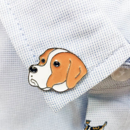 Cute Animal Dog Alloy Enamel Unisex Brooches