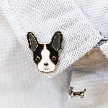 Cute Animal Dog Alloy Enamel Unisex Brooches