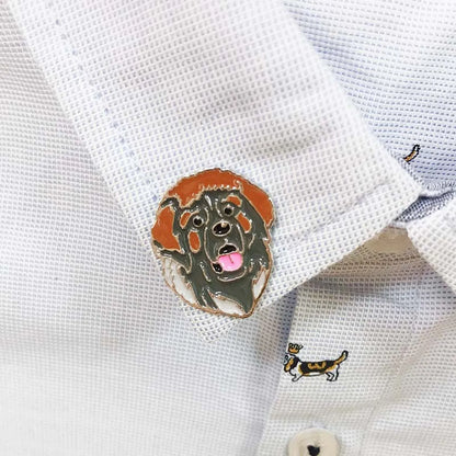 Cute Animal Dog Alloy Enamel Unisex Brooches