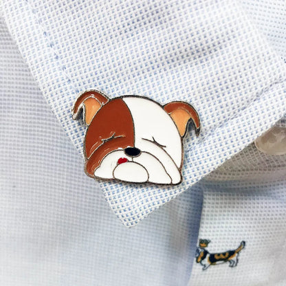 Cute Animal Dog Alloy Enamel Unisex Brooches