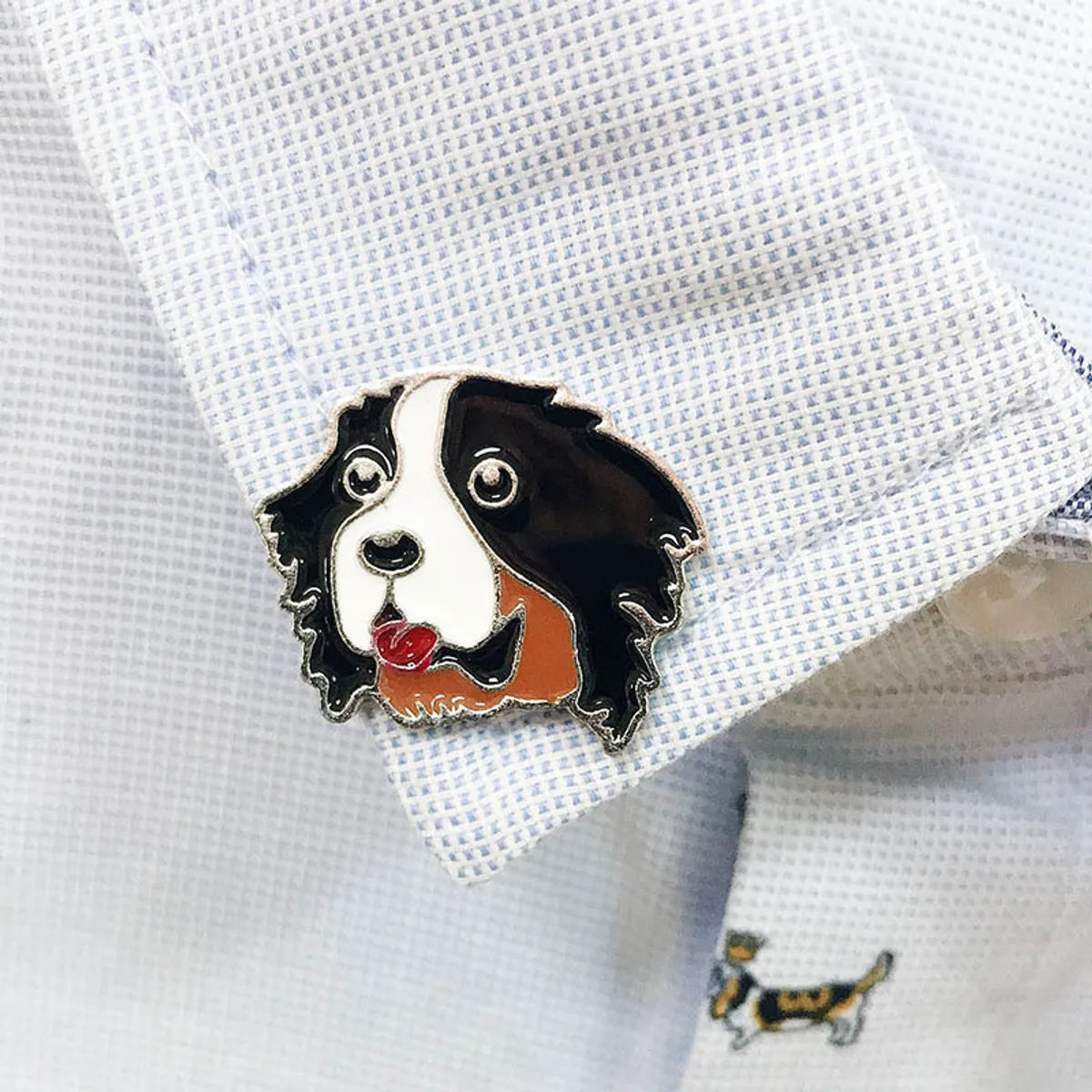 Cute Animal Dog Alloy Enamel Unisex Brooches