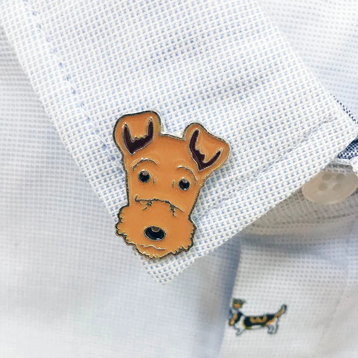 Cute Animal Dog Alloy Enamel Unisex Brooches