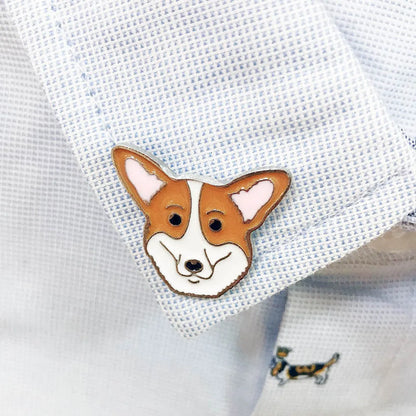 Cute Animal Dog Alloy Enamel Unisex Brooches