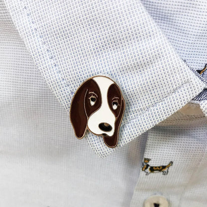 Cute Animal Dog Alloy Enamel Unisex Brooches