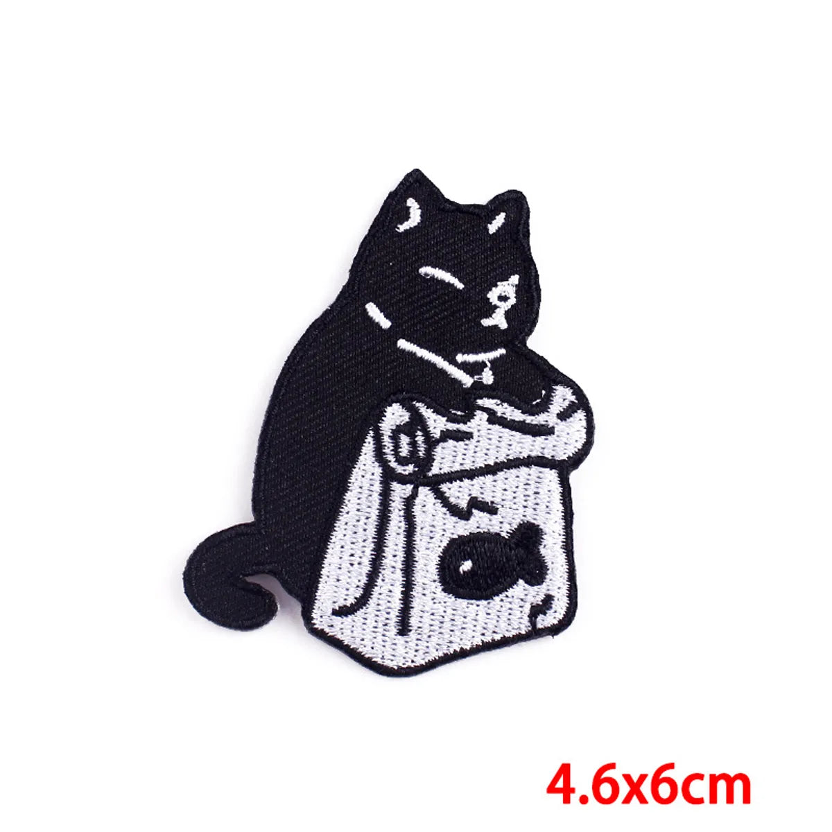 New Cartoon Cute Cat Embroidery Cloth Sticker