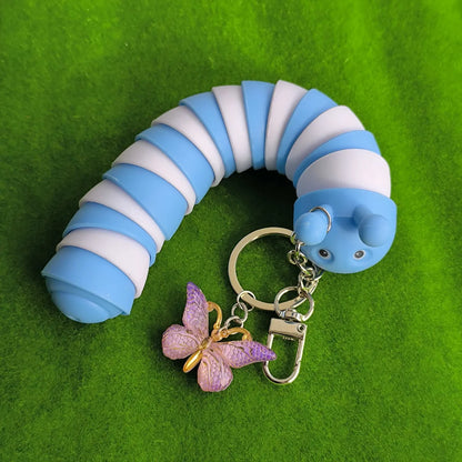 Cute Animal Insect Alloy Bag Pendant Keychain