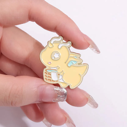 Cute Animal Letter Alloy Plating Unisex Brooches