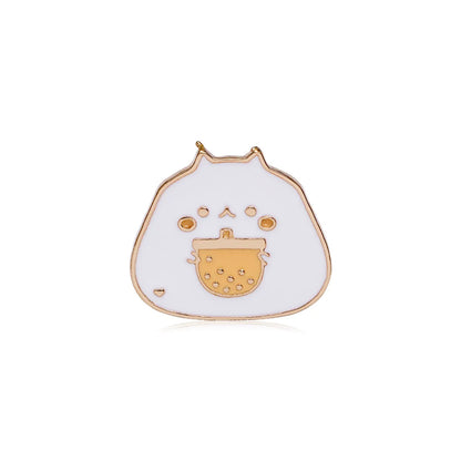 Cute Animal Metal Enamel Unisex Brooches