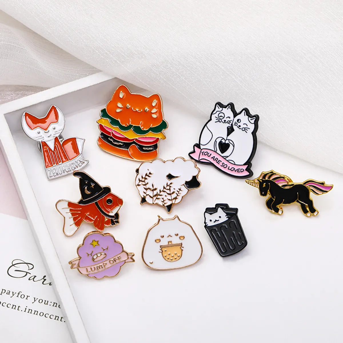 Cute Animal Metal Enamel Unisex Brooches