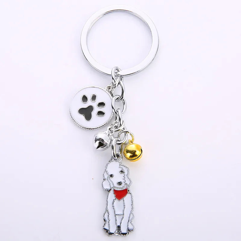 Cute Animal Metal Unisex Bag Pendant Keychain