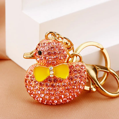 Cute Animal Metal Women'S Bag Pendant Keychain