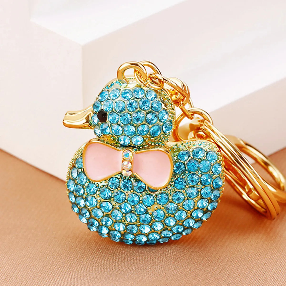 Cute Animal Metal Women'S Bag Pendant Keychain