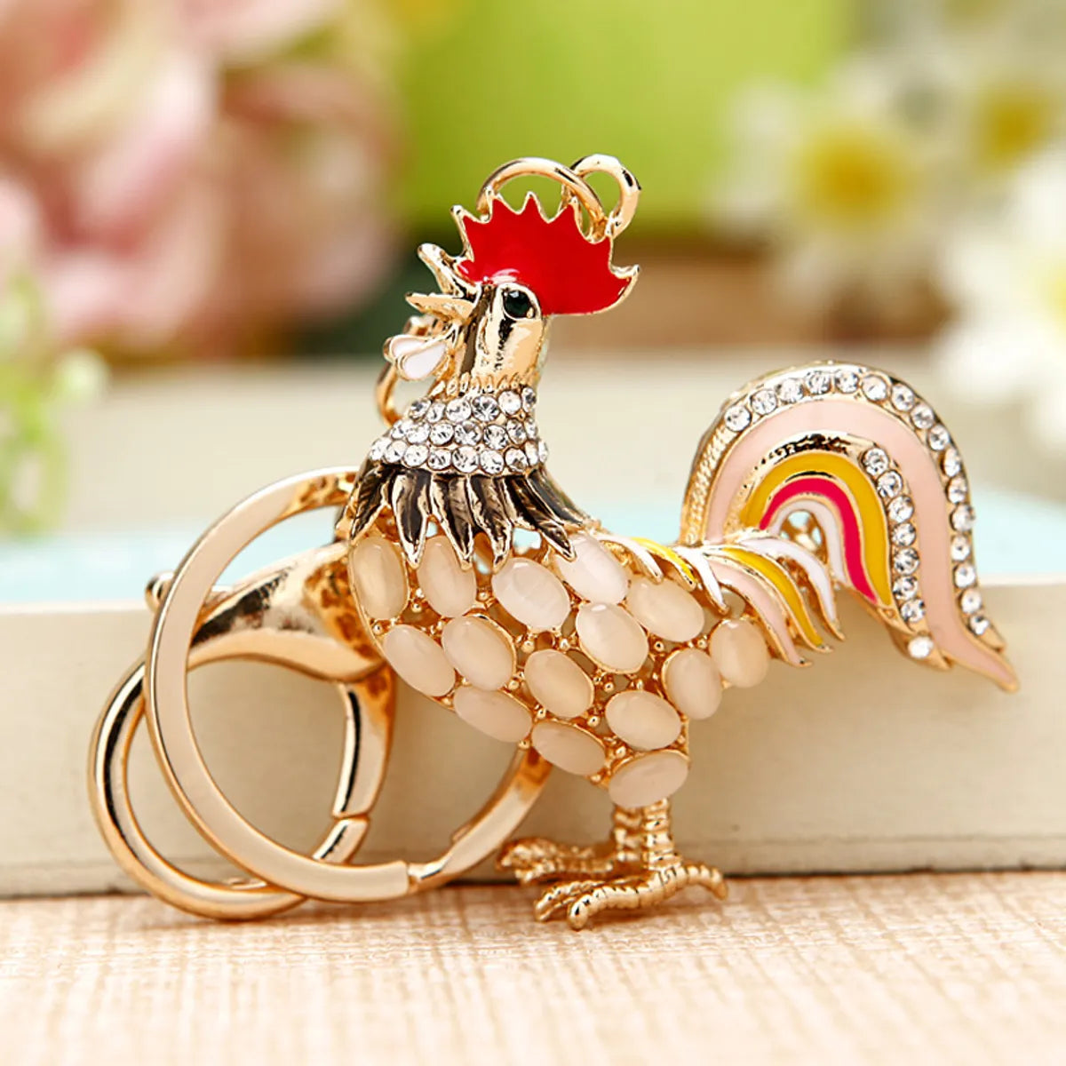 Cute Animal Metal Women'S Bag Pendant Keychain