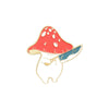 Cute Animal Mushroom Alloy Stoving Varnish Unisex Brooches