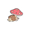 Cute Animal Mushroom Alloy Stoving Varnish Unisex Brooches