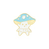 Cute Animal Mushroom Alloy Stoving Varnish Unisex Brooches