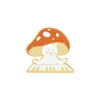 Cute Animal Mushroom Alloy Stoving Varnish Unisex Brooches