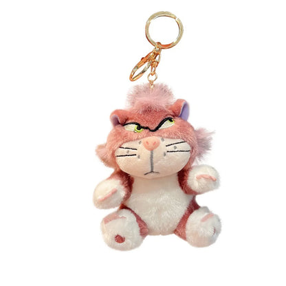 Cute Animal Pp Cotton Women'S Bag Pendant Keychain