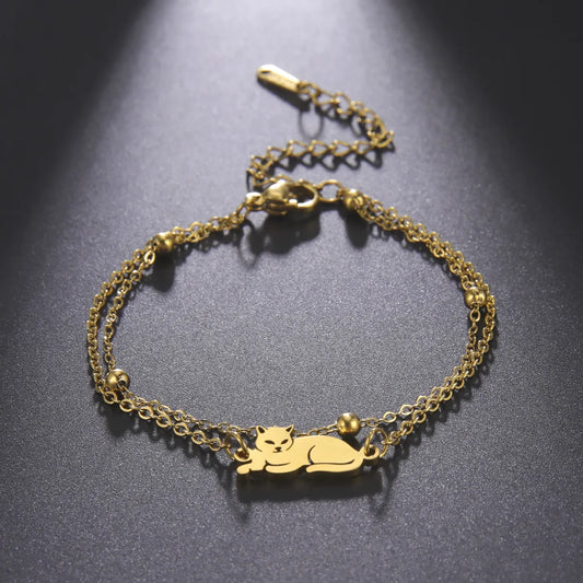 Cute Animal Stainless Steel Bracelets