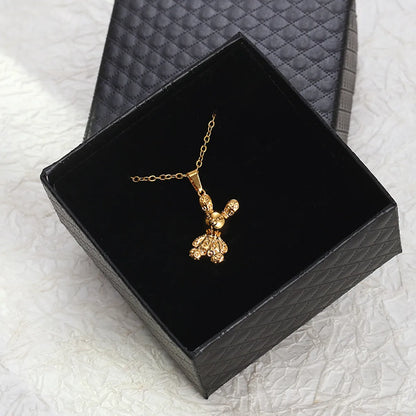 Cute Animal Stainless Steel Plating Pendant Necklace