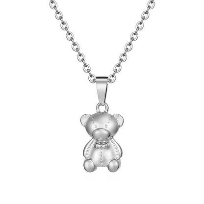 Cute Animal Stainless Steel Plating Pendant Necklace